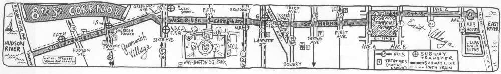 8th street corridor map